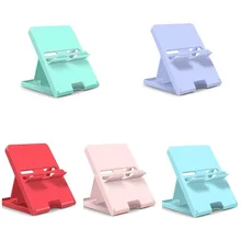 

Travel Accessories Pink Blue Adjustable For nintendo switch conosle stand Mini Bracket Portable For Pad Phone Switch Lite Holder