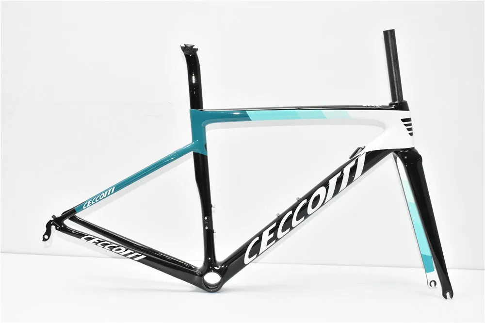 DC019 новая карбоновая рама для дорожного велосипеда ceccotti Toray PF30/BB30/BSA рама+ вилка+ подседельный штырь+ зажим+ гарнитура