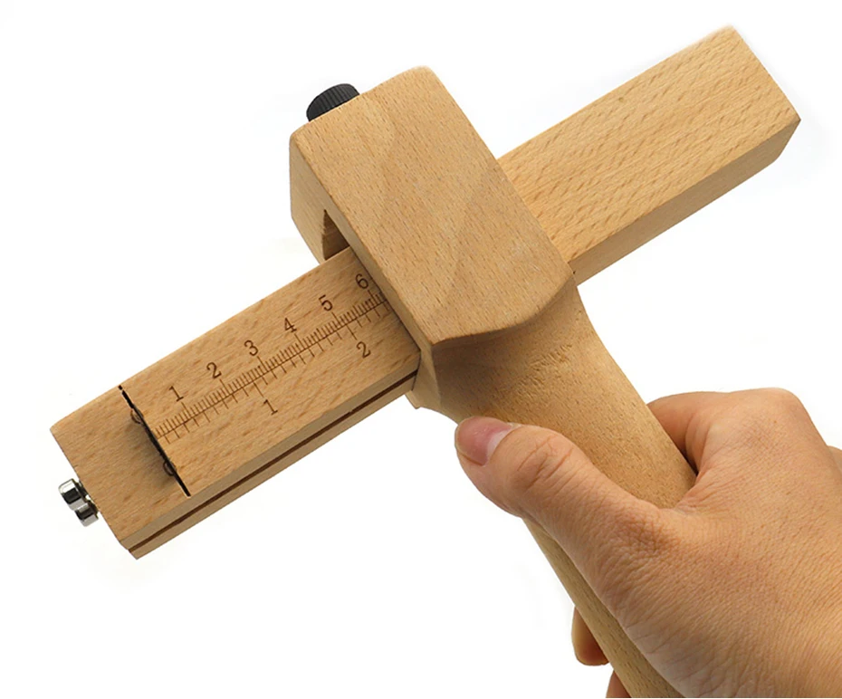 Edelstahl Leder Cutter Schneider Messer mit Holzgriff DIY Handwerk Werkzeug