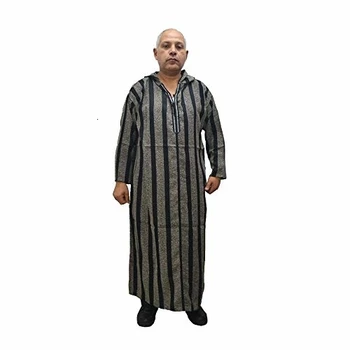

Chilaba caftán djellaba túnica Modelo árabe Marruecos con Capucha, algodón Mide de Ancho 70 cm y Largo 140 cm Aproximadamente …