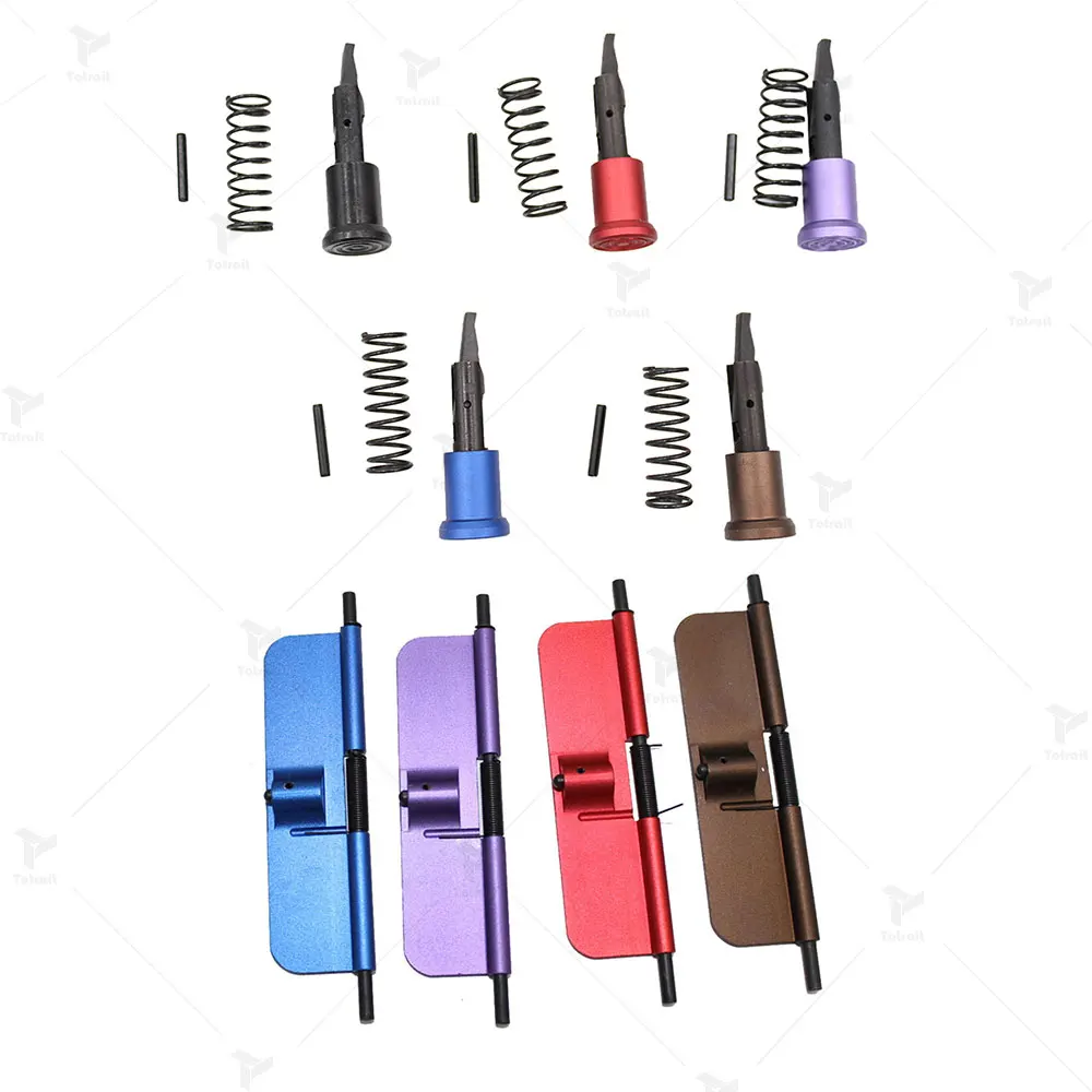 

TOtrait Tactical .223 Forward Assist Bolt Button and Dust Cover Assembly Set for M4/M16 Ar15 Dustproof Forward Assist Parts