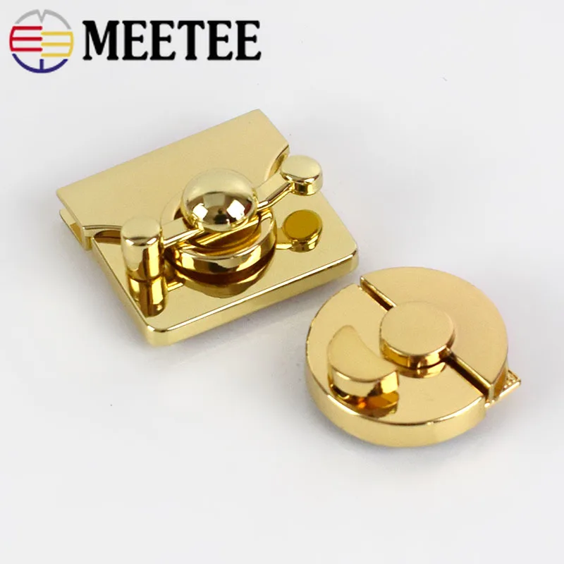 Meetee 2 шт. металлическая застежка закручивающийся замок пружинная Пряжка для DIY
