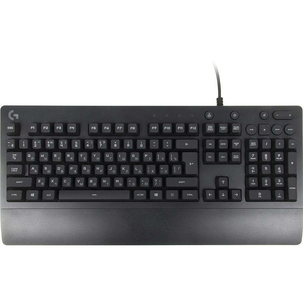 Клавиатура Logitech G213 Prodigy RGB черный USB Multimedia for gamer LED