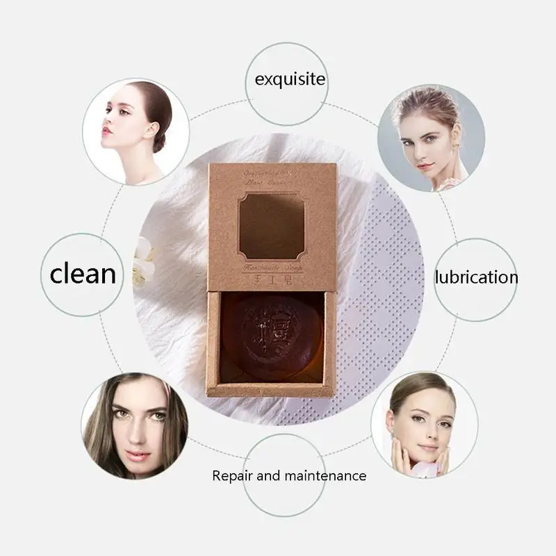 Sandalwood Oil Cleansing Handmade Soap Face Cleanser Oil Control Hand Made Pore Shrinkage Shaving Bath Whitening Soap Sandalwood Oil Cleansing Handmade Soap Face Cleanser Oil Control Hand Made Pore Shrinkage Shaving Bath Whitening Soap