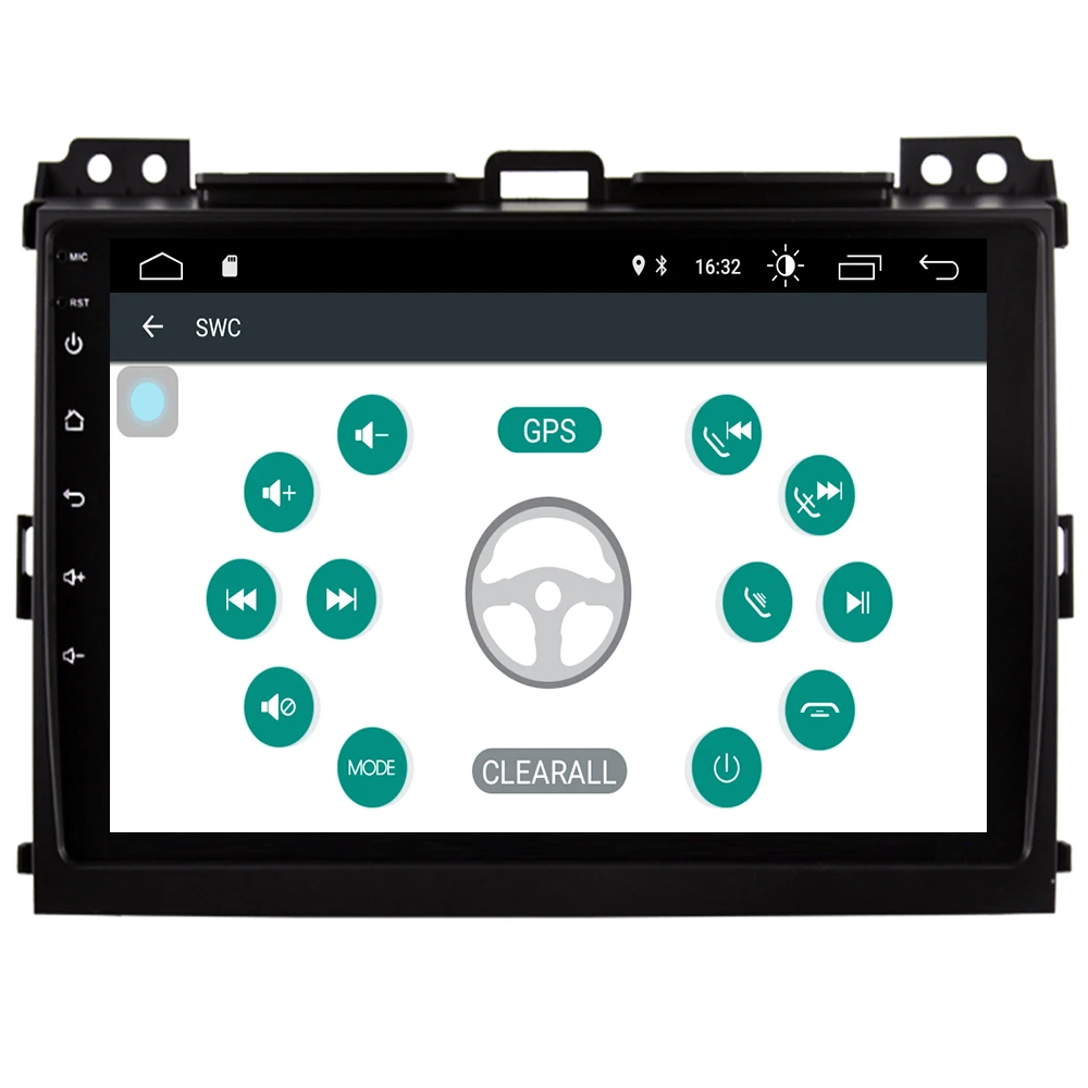 Perfect 2.5D+IPS 2 din Android 9.0 Car DVD Radio Multimedia for Toyota Prado 120 2004-2009 Car autoradio Navigation GPS stereo 1