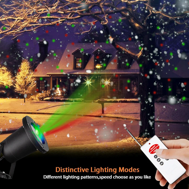 

YINUO LIGHT Led Disco Light Stage Lights DJ Disco Ball Laser Projector Effect Lamp IP65 Waterproof Christmas Garden Lawn Lamp