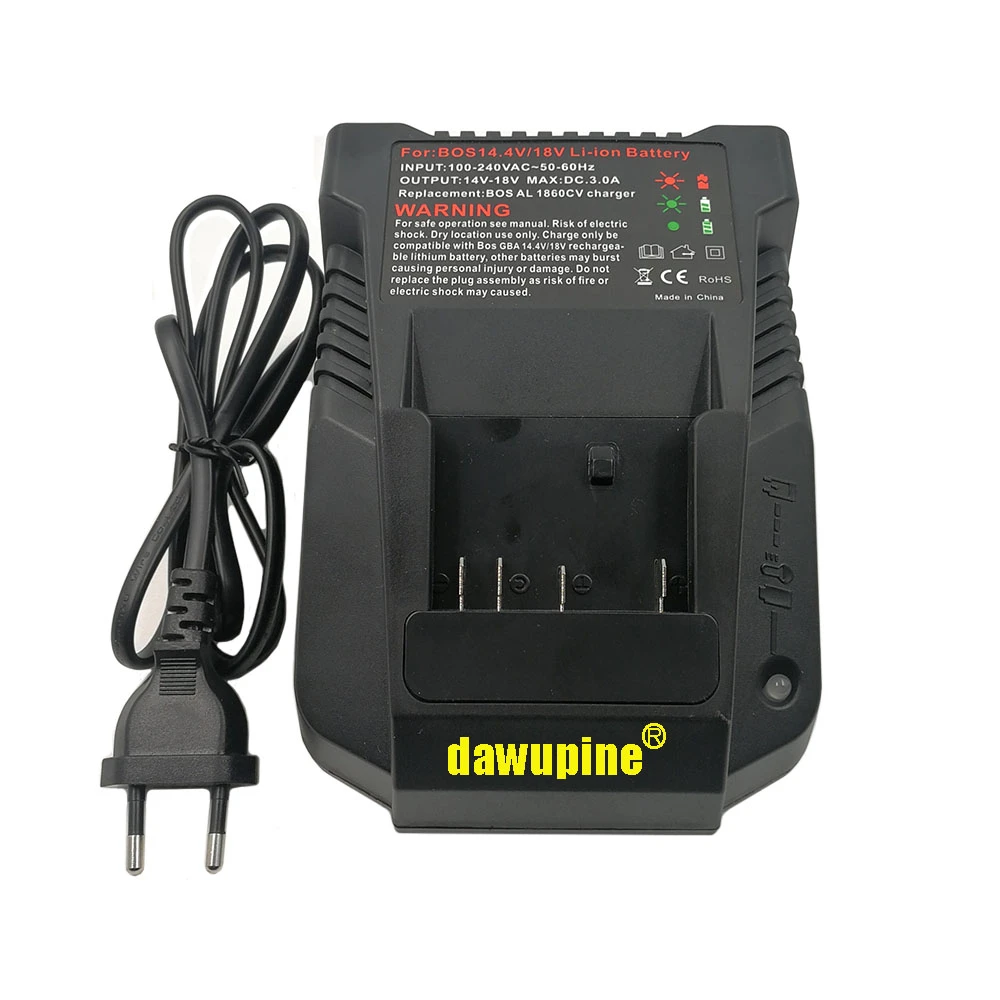 Dwuline cargador de batería de de litio para taladro eléctrico Bosch, 18V, 14,4 V, BAT609G, BAT618, BAT618G, BAT614, 2607336236|Cargadores| - AliExpress