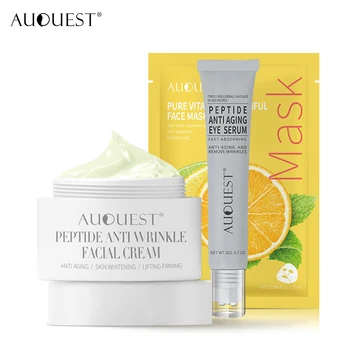 

AuQuest Whitening Skin Vitamin C Mask Anti-wrinkle Peptide Eye and Facial Cream for Moisturizing Eye Bag Skin Lifting Treatment