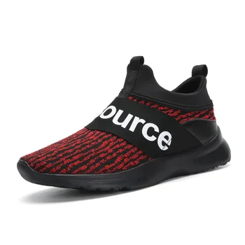 

2019 Men Running Shoes Couple Sport Shoes Men Flats Outdoor Sneakers Breathable Slip-on Walking Jogging Footwear Sport Trainers