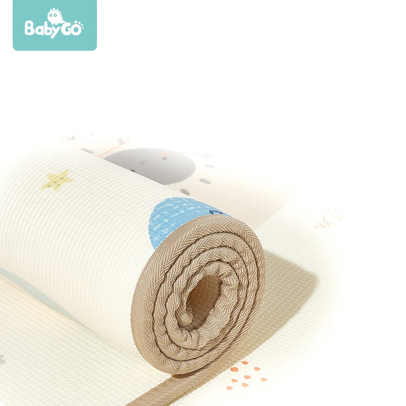 BabyGo игровой коврик толщина 2 см мультфильм безвкусный нескользящий водонепроницаемый гостиная XPE ползающий коврик детский игровой коврик