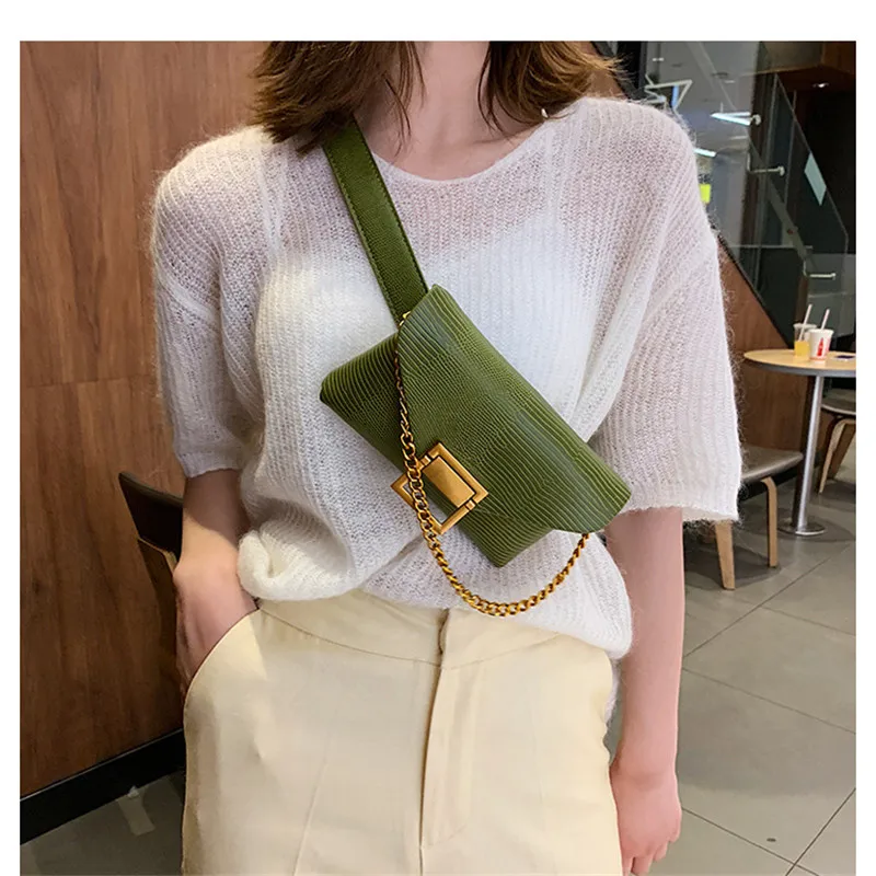 

2020 New Women Waist Bag Fanny Pack Belt Money Pouch Holiday Chest Bag Tote PU Purse Small Purse Phone Key Pouch Waist Packs