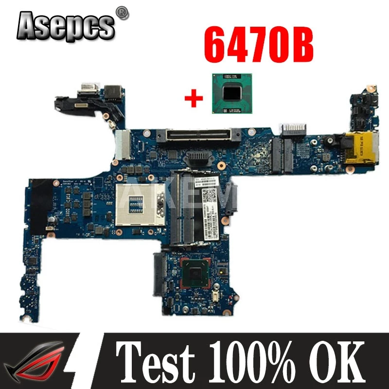 Материнская плата Asepcs для ноутбука HP Probook 6470B 8470P PC материнская 686040-001 686040-501 full tesed