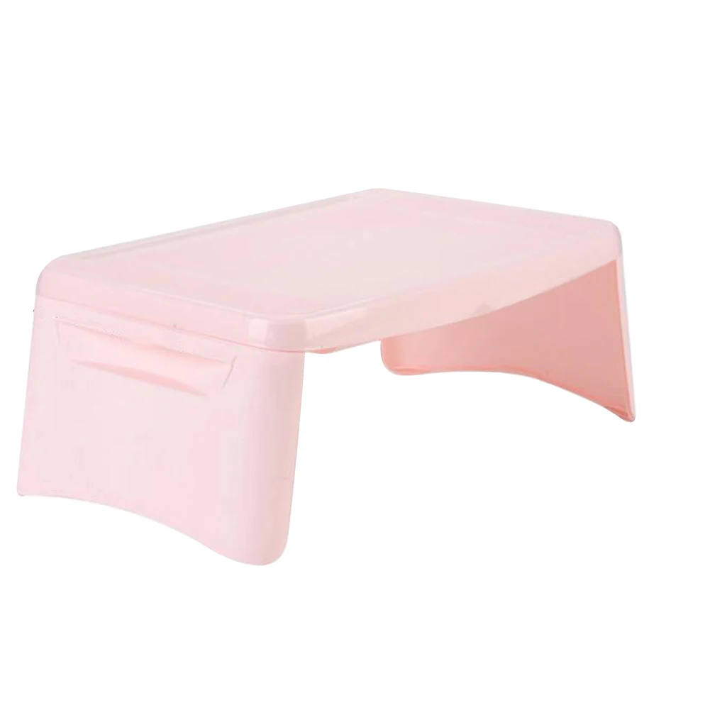 

Laptop Desk Home Notebook Table Eating Portable Study For Kids Students Bedroom Lightweight With Storage Space Foldable