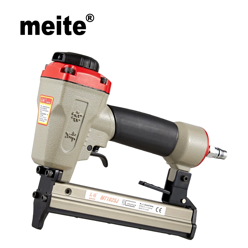 Meite воздушный степлер MT1025J 11 2 мм Корона 22GA пневматические гвозди для мебели