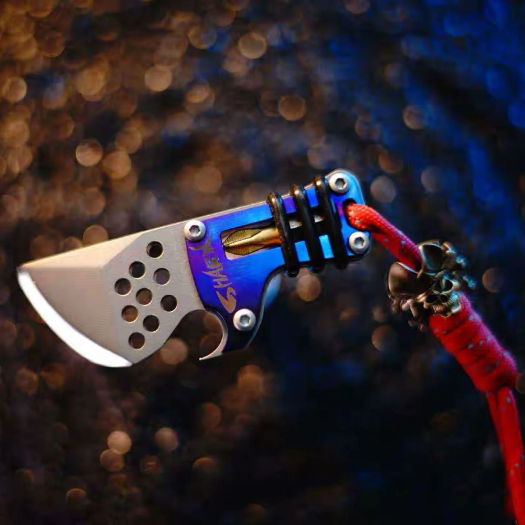 US $117.14 Shark EDC Original Mini Letter Opener Multifunction Bottle Opener K Sheath