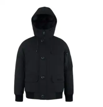 black S Xiaomi MITOWNLIFE, Классическая куртка-пилот, пуховик, 90% белый утиный пух, водонепроницаемый короткий пуховик, зимняя куртка, умный дом - Цвет: black S
