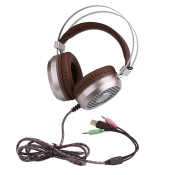

YM-G800 With Luminescence Vibration Gaming Headphone Fashionable Design Home Office Gamer Earphones Best Gift
