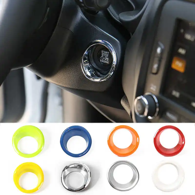 MOPAI украшение для интерьера автомобиля ключ зажигания кольцевая крышка наклейка