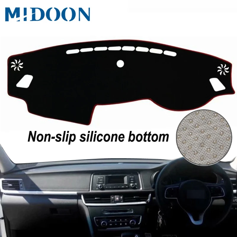 Чехол MIDOON для Kia Optima K5 2016 2017 2018 2019 чехлы стайлинга автомобиля коврик приборной