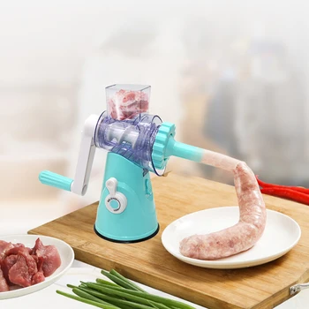 

1 Set Manual Meat Grinder Sausage Maker Vegetable Cutter Manual Meat Grinder, Household Vegetable Cutter, Sausage Stuffer