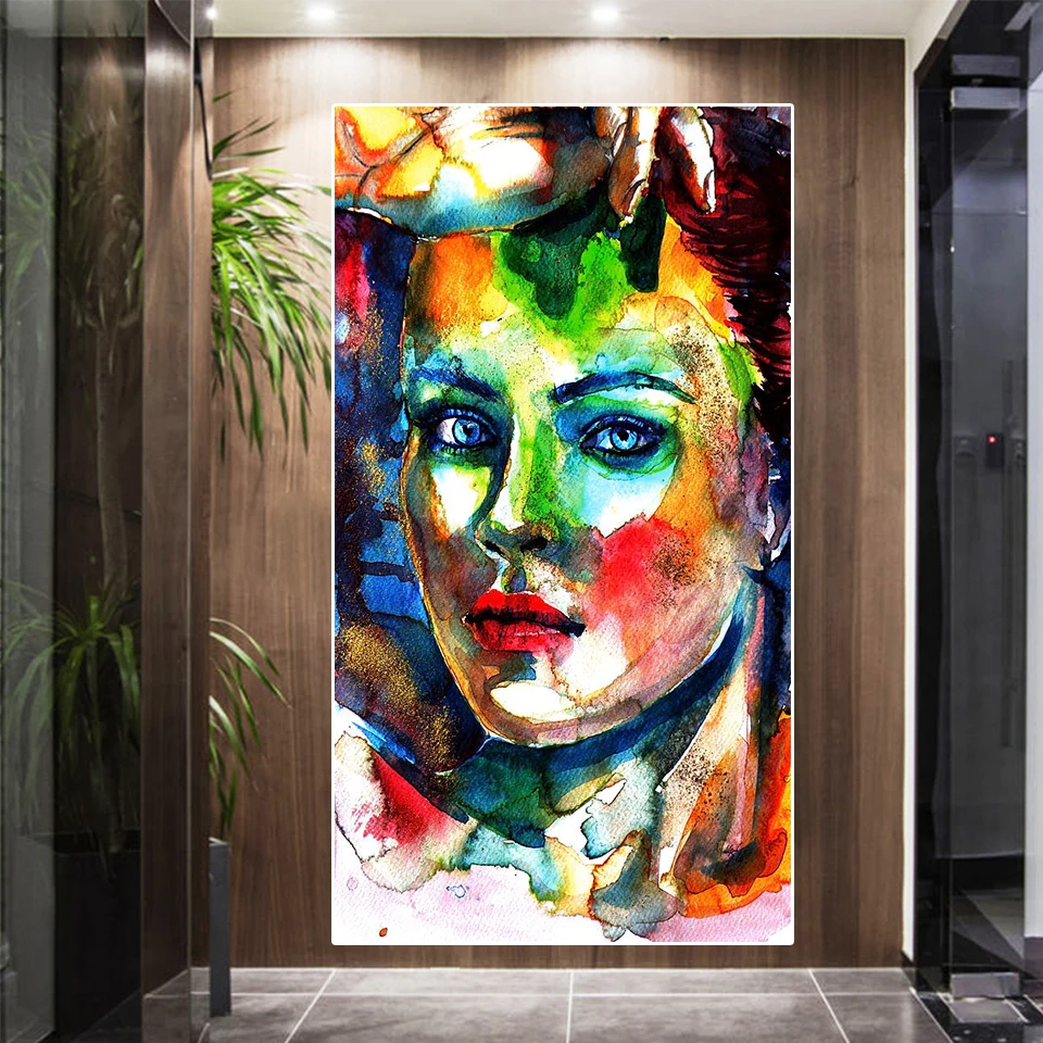 Colored Woman 5d diamond painting full novelty 2020 mosaic art diamond embroidery Photo ustom new Gift living roon decor,