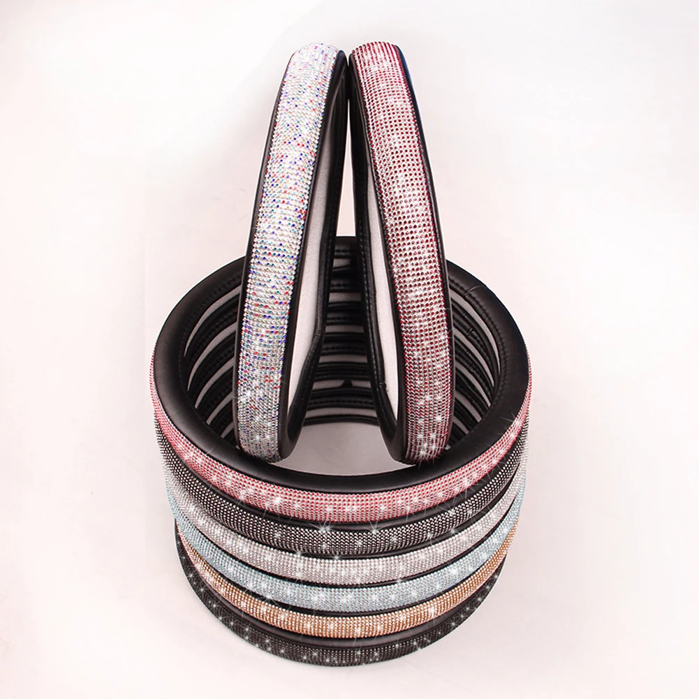 38 см Универсальный Противоскользящий чехол рулевого колеса автомобиля милый для