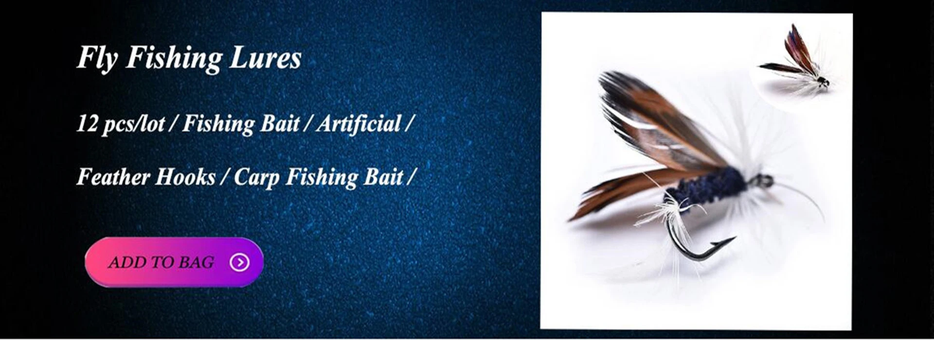 YeMuLang 40 шт. приманка для ловли нахлыстом сухая и влажная жесткая приманка имитация моли насекомое с пером Рыболовный крючок снасти для рыболовной коробки