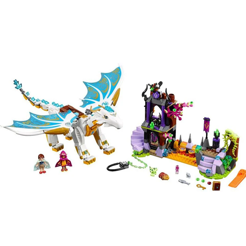 

41179 Toys Model 10550 Elves Long After The Rescue Cction Dragon Building Block Bricks Toy Children Compatible Lepining