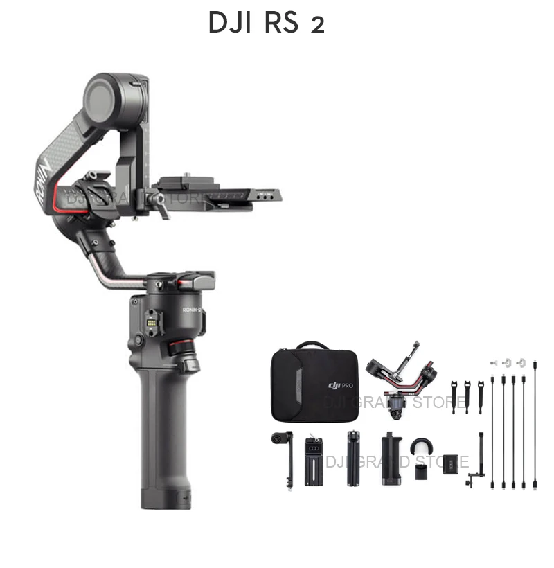 DJI RS 2 Расширенный карданный Стабилизатор камеры из углеродного волокна RS2 с