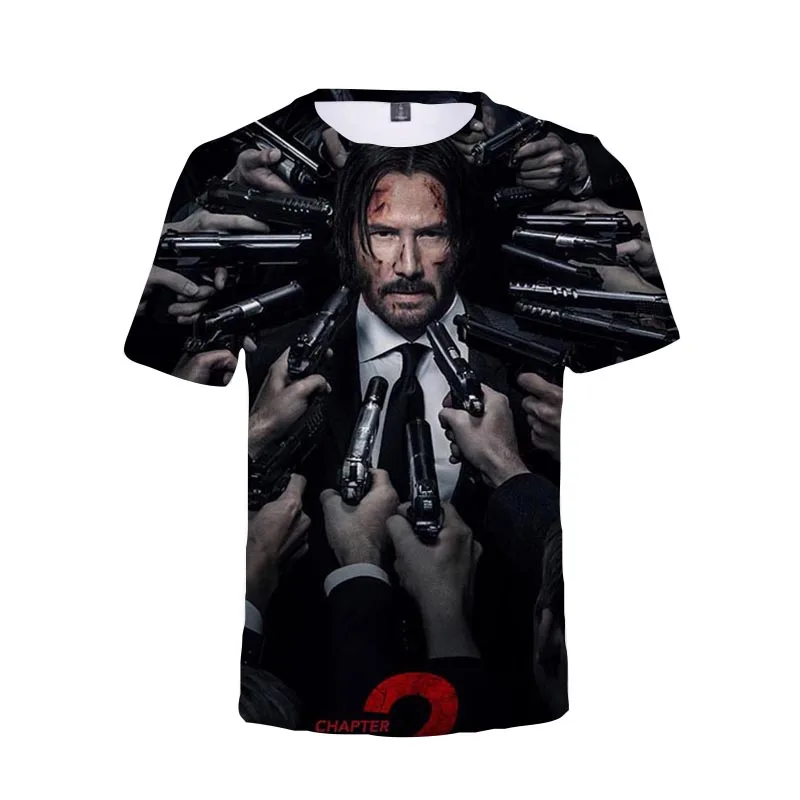 John Wick Chapter Two Tシャツ XL Amazon.com: John Wick Classic Fit Logo T-Shirt - Cotton Crew