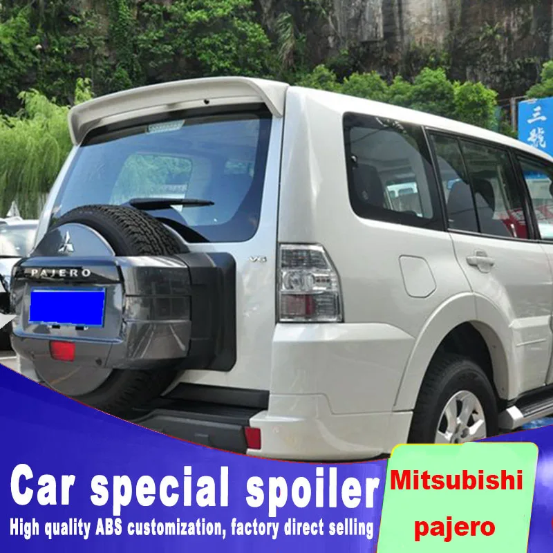 Спойлер для Mitsubishi pajero V73 от 2009 до 2017 материал АБС двойной зажим большие Спойлеры