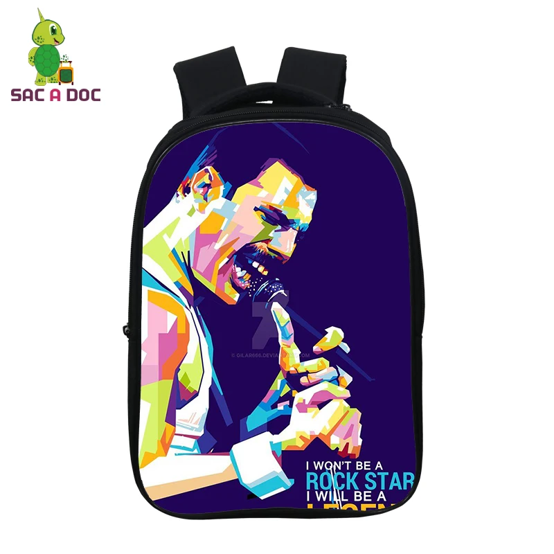 Mochila Freddie Mercury, мини рюкзак, женский рюкзак, школьные сумки для подростков, девочек и мальчиков, 14,5 дюймов, Детские рюкзаки, рюкзак для путешествий - Цвет: 142
