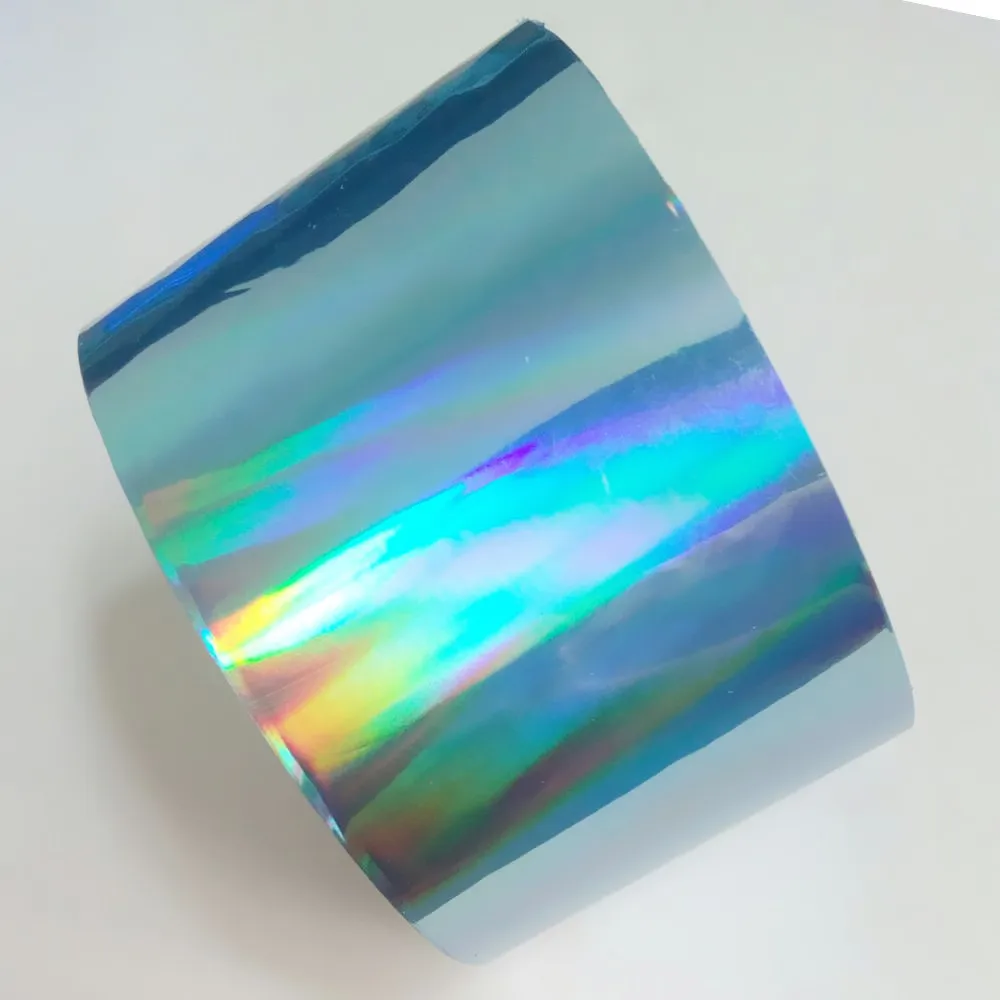 SK133 120 м/рулон Holo оранжевые переводные наклейки Голографическая фольга для ногтей Лазерная Радуга DIY Советы для дизайна ногтей наклейки - Цвет: SK133
