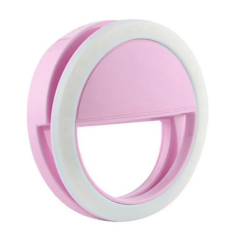 Universal Mobile Phone Portable Clip LED Selfie Lamp Ring Beauty Fill Flash Lens Light Lamp for Photo Camera For Cell Phone