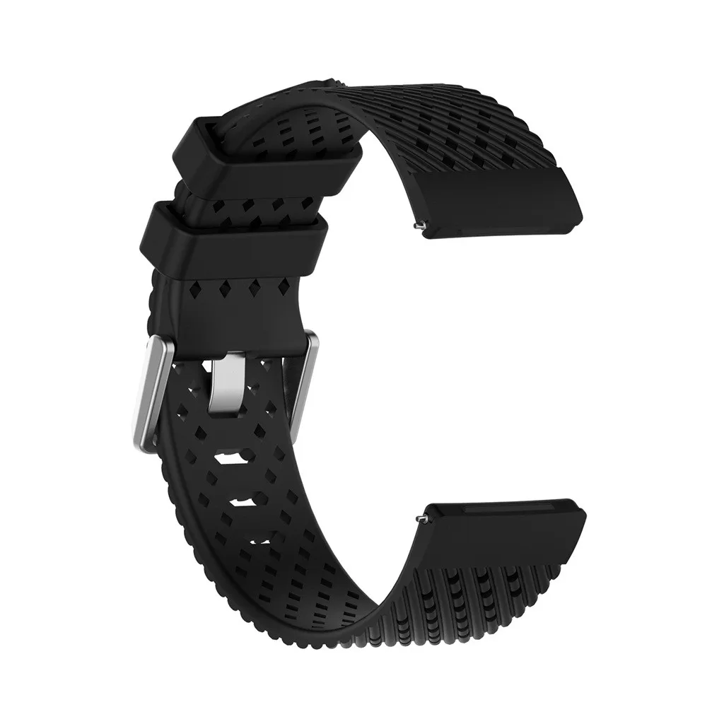 Силиконовый ремешок на запястье с вентиляционным отверстием для Fitbit Versa 2 умных