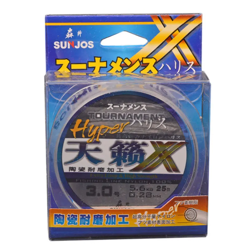 

Morii Teana 25 M Fishing Line Nylon Thread Japan Raw Silk Mainline Ultra-strength Fishing Line Super Soft Fishing Line