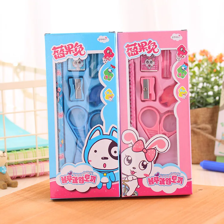 New Arrival 6 Pcs/lot Stationery Suit Toys for Children Kids Drawing Craft and Painting Primary School/Healthy Material Case | Игрушки и
