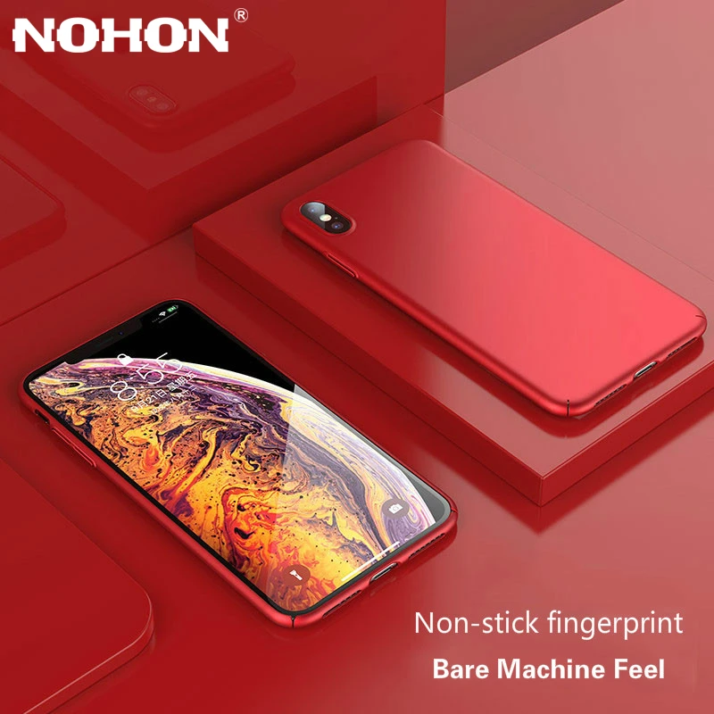 NOHON Ultra-thin Hard Phone Case For iPhone X XR XS MAX Shockproof Anti Scrub Matte Protective Cover For iPhone 7 8 6 6s Plus NOHON Ultra-thin Hard Phone Case For iPhone X XR XS MAX Shockproof Anti Scrub Matte Protective Cover For iPhone 7 8 6 6s Plus