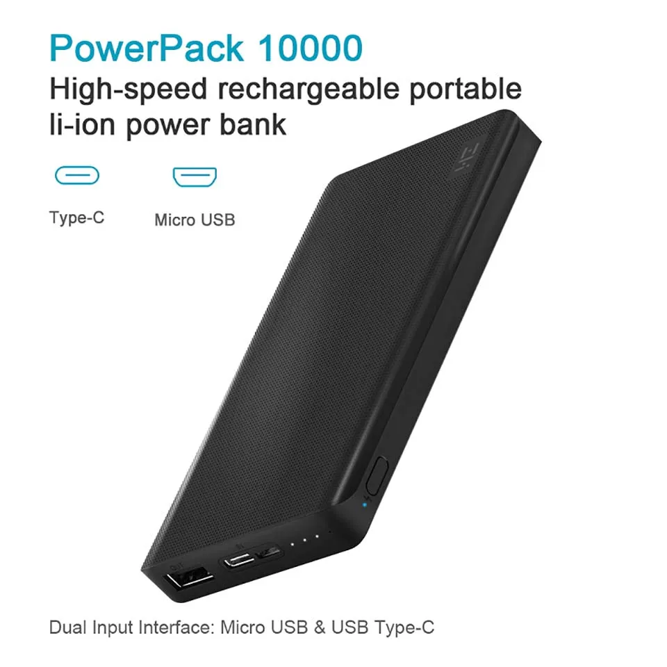 Pаспродажа ZMI power Bank 10000 мач внешний аккумулятор портативная зарядка быстрая зарядка 2,0 двусторонняя быстрая зарядка для iPhone