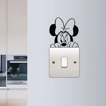 

Minnie Head Switch Sticker Bedroom Decoration Sticker