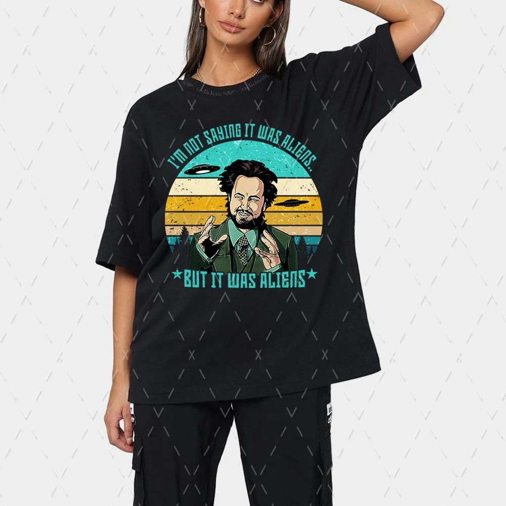 Ancient aliens Giorgio Tsoukalos Retro vintage T shirt |