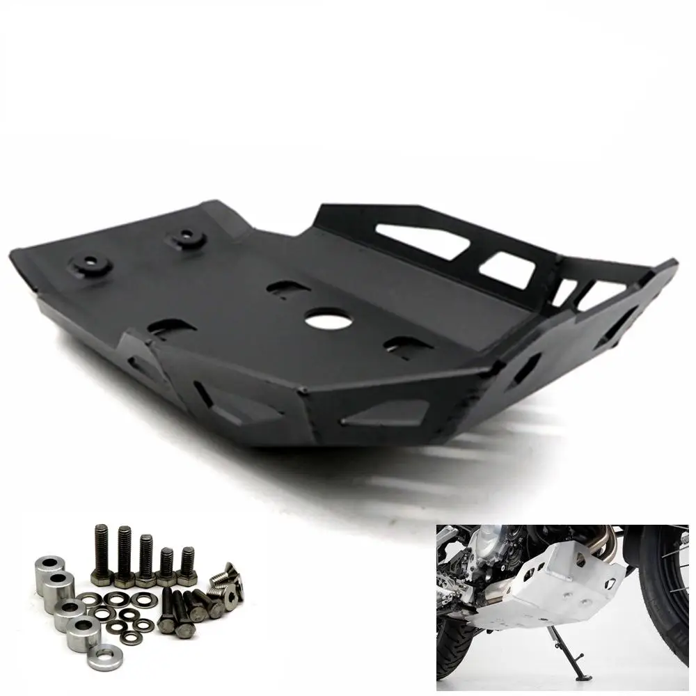 Motorcycle Modified Aluminum alloy Engine Chassis Protection Cover Engine Chassis Protection Shield for BMW F750GS F850GS ADV - Цвет: black