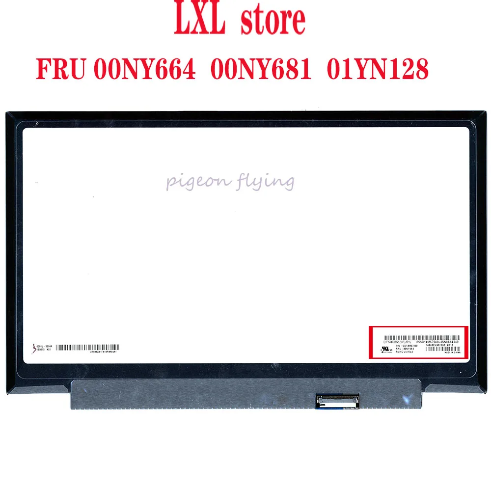 X1 Carbon 5th Gen для lenovo 20HR 20HQ 20K3 20K4 ЖК-панель, экран 14," ips WQHD 40pin матовая FRU 00NY664 00NY68 01YN128