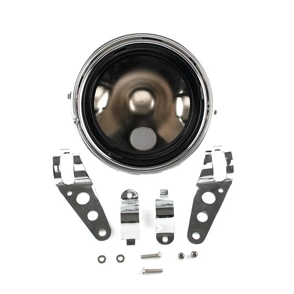 

7 Inch Motorcycle Lamp Shell Motorcycle Headlights Modified Lamp Shell Motorcycle Headlight Lampshade With Stand