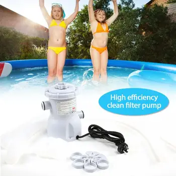 

Electric Swimming Pool Filter Pump Water Cleaning System For Above Ground Pool Filtration Cleaning Tool Garden Supplies