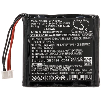 

Cameron Sino Battery for Marshall Kilburn Replacement Marshall TF18650-2200-1S4PA 3400mAh / 48.96Wh