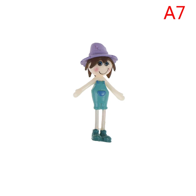 plastic dollhouse family