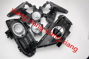 

A Set Front Bumper Fog Light Lamp + Fog Light Cover + Fog Lamp Bracket For Ford FUSION/MONDEO 2013-2016