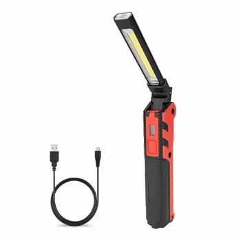 

Folding Rechargeable Magnet Flashlight Headlight Portable Multifunctional Work Light Super Bright LED Flashlight