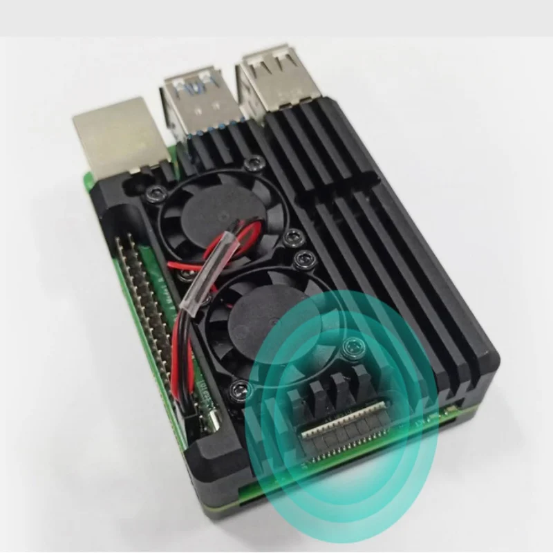 Новая мода подходит для Raspberry Pi 4 Металлический корпус защитный корпус чехол
